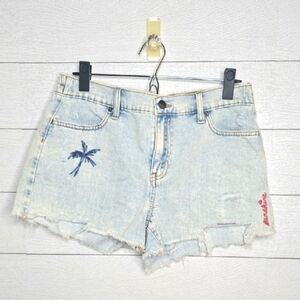 AERIE | PALM DESIGN SHORTS
